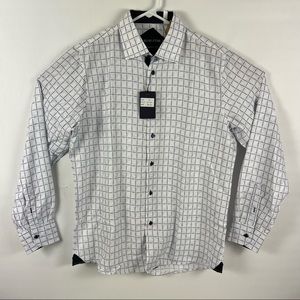 Silver Stone Long Sleeve Button Down Shirt Men’s